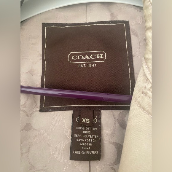 Coach trench coat - Picture 2 of 4